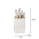 GobekUsa Crystal Stone Marble Ornament | Clear Natural Decorative Figurines for Home Decor
