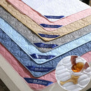 GobekUsa Cotton Quilted Waterproof Bed Protector Pad for Elderly, Children, Mother Child