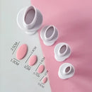 White & red heart star cake decorating cookie cutter set kitchen tool by Decorbites