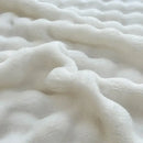 GobekUsa Bubble Velvet Blanket: Soft Cozy Flannel Sofa Cover, Single/Double, Office Nap & Air Conditioning