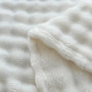 GobekUsa Bubble Velvet Blanket: Soft Cozy Flannel Sofa Cover, Single/Double, Office Nap & Air Conditioning