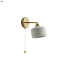 GobekUsa Ceramic LED Wall Sconce Up Down Rotate Pull Chain Mirror Light