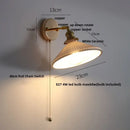 GobekUsa Ceramic LED Wall Sconce Up Down Rotate Pull Chain Mirror Light