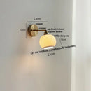 GobekUsa Ceramic LED Wall Sconce Up Down Rotate Pull Chain Mirror Light
