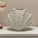 Ceramic Clam Shell Vase for Terrarium Arrangements and Modern Home Decor