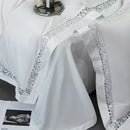 GobekUsa 1200TC Egyptian Cotton Bedding Set with Hollow Lace Broad Side