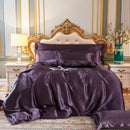 GobekUsa King Size Silk-Blend Duvet Cover Set with Pillowcases