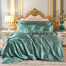 GobekUsa King Size Silk-Blend Duvet Cover Set with Pillowcases