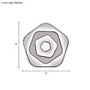 GobekUsa White Scandinavian LED Acrylic Sconce Light for Study Room - Wall Lighting Fixture with Warm and White Light Options