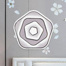 GobekUsa White Scandinavian LED Acrylic Sconce Light for Study Room - Wall Lighting Fixture with Warm and White Light Options