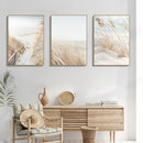 GobekUsa White Seascape Canvas Set - Beach & Botanical Wall Art