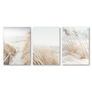 GobekUsa White Seascape Canvas Set - Beach & Botanical Wall Art