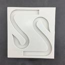 White silicone 3d wings cake mold kitchen swan neck decoration by Decorbites