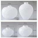 GobekUsa Glass Pleats Vase for Hydroponics and Flower Arrangement