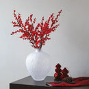 GobekUsa Glass Pleats Vase for Hydroponics and Flower Arrangement