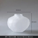 GobekUsa Glass Pleats Vase for Hydroponics and Flower Arrangement