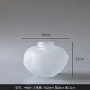 GobekUsa Glass Pleats Vase for Hydroponics and Flower Arrangement