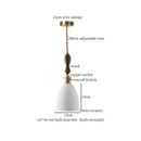 GobekUsa Ceramic LED Hanging Pendant Light - Modern Nordic Design for Home Decor