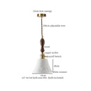 GobekUsa Ceramic LED Hanging Pendant Light - Modern Nordic Design for Home Decor