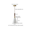 GobekUsa Ceramic LED Hanging Pendant Light - Modern Nordic Design for Home Decor