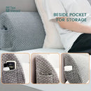 GobekUsa Headboard Pillow Wedge for Mattress Gap Filler and Comfort - Bed Support