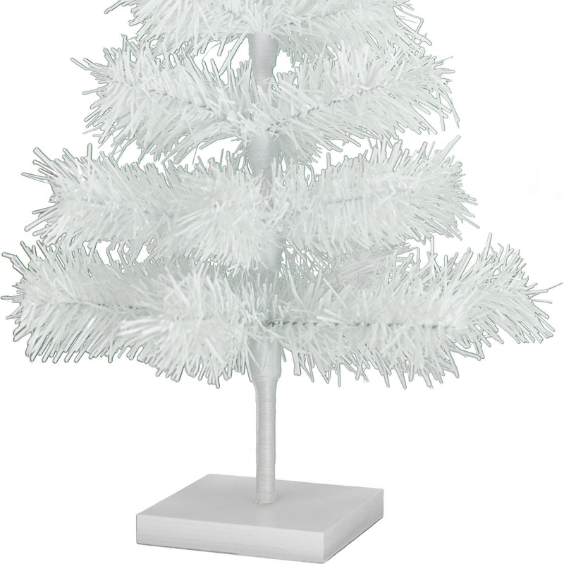 White Tinsel Christmas Tree