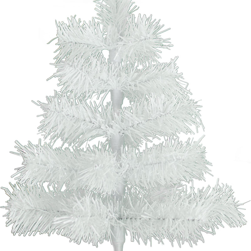 White Tinsel Christmas Tree