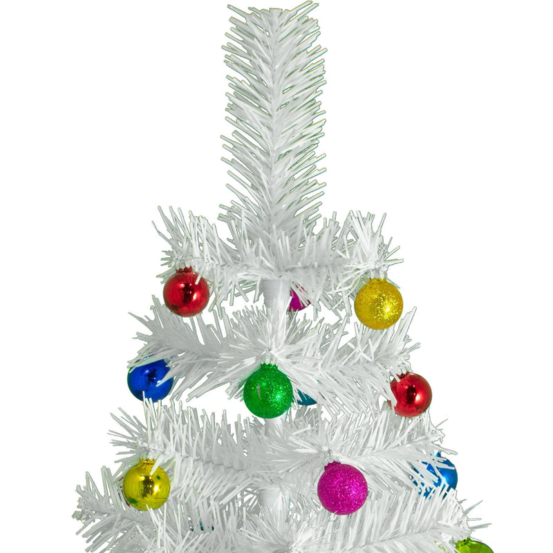 White Tinsel Christmas Tree