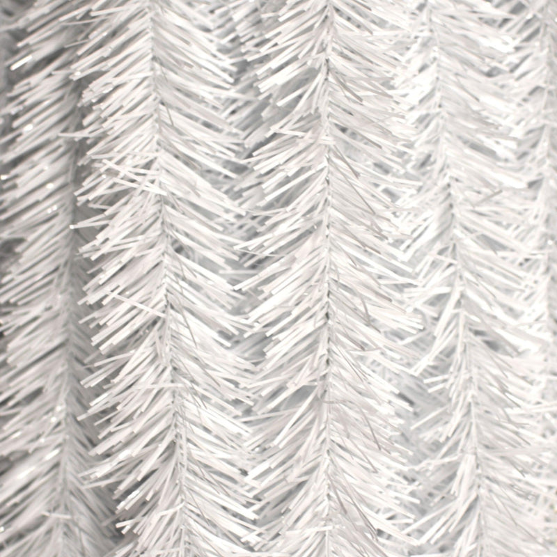 White Tinsel Garland