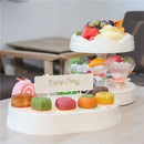 GobekUsa Dessert Table Rotating Machine for Sushi, Cupcakes, Macarons Display