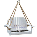 GobekUsa Bird Feeder Chair: Outdoor Garden Patio Decoration with Wooden Design