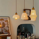 GobekUsa Ceramic LED Pendant Light for Kitchen Dining Living Room