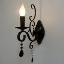 GobekUsa Crystal Deco Loft Wall Lamp for Bedroom Restaurant Aisle Cafe Sconce