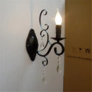 GobekUsa Crystal Deco Loft Wall Lamp for Bedroom Restaurant Aisle Cafe Sconce