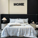 GobekUsa Cool Silk Summer Quilt Set with Sheets & Pillowcases