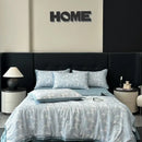 GobekUsa Cool Silk Summer Quilt Set with Sheets & Pillowcases