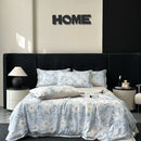 GobekUsa Cool Silk Summer Quilt Set with Sheets & Pillowcases