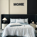 GobekUsa Cool Silk Summer Quilt Set with Sheets & Pillowcases