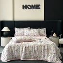 GobekUsa Cool Silk Summer Quilt Set with Sheets & Pillowcases