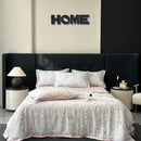 GobekUsa Cool Silk Summer Quilt Set with Sheets & Pillowcases