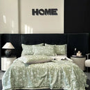 GobekUsa Cool Silk Summer Quilt Set with Sheets & Pillowcases