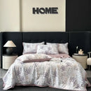 GobekUsa Cool Silk Summer Quilt Set with Sheets & Pillowcases