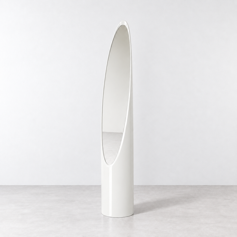 Lipstick Mirror | White