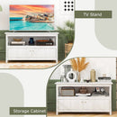 44 Inch Wooden Storage Cabinet TV Stand by LJGDeals