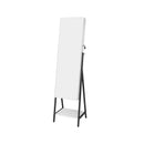 Freestanding Jewelry Cabinet with Full-Length Mirror by LJGDeals
