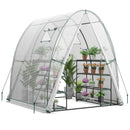 6 x 6 x 6.6 FT Outdoor Wall-in Tunnel Greenhouse by LJGDeals