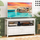 44 Inch Wooden Storage Cabinet TV Stand by LJGDeals