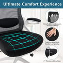 Adjustable Swivel Task Chair Ergonomic Office Chair with Adjustable Lumbar Support by LJGDeals