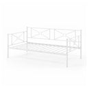 Metal Daybed Twin Bed Frame Stable Steel Slats Sofa Bed by LJGDeals