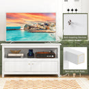 44 Inch Wooden Storage Cabinet TV Stand by LJGDeals